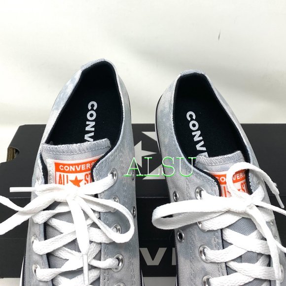 🌸Sale🌸 Converse Chuck Taylor All Star Canvas Low Grey Women's Size 7.5 167522C - Picture 3 of 10